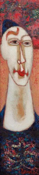 null ZENDEL (XXème siècle)
"Le clown blanc"
Huile sur toile signée en bas à droite
60...