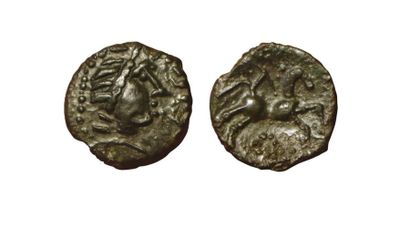 null PICTONS
60-50 av. J.C. Bronze VIRIIT. 1,81grs. DT.3691.
SUP 