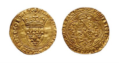 null CHARLES VI
1380-1422. Ecu d'or à la couronne. Toulouse. 3,95grs. Dup.369D. 
TTB+...