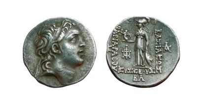null CAPPADOCE
Ariarathes IV Eusebes. 220-163 av. J.C. Drachme. 4,15grs. GC 7286
TTB+...