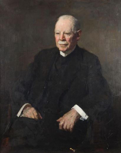 null HERMAN VEDEL (1875-1948)
Portrait of V.O. Kiorboe. Generalpostdirector
(22 January...