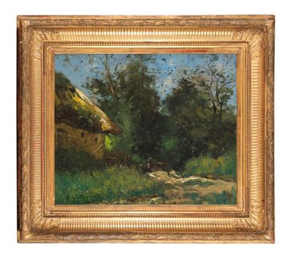 null ANTOINE GUILLEMET (1841-1918)
Paysage.
Huile sur toile, signée en bas à gauche.
38...