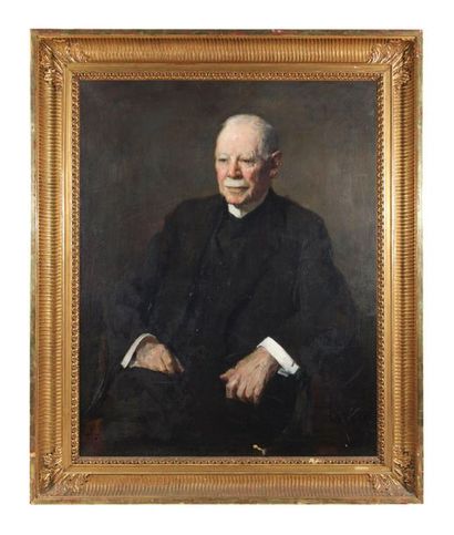 null HERMAN VEDEL (1875-1948)
Portrait de V.O. Kiorboe. Generalpostdirector
(22 janvier...