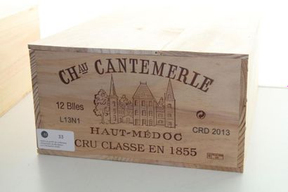 null 2013 - Ch. Cantemerle - Haut-Médoc Grand Cru Classé - 12 Blles