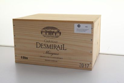 null 2017 - Ch. Desmirail - Margaux Grand Cru Classé - 6 Blles