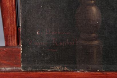 null E. CLAVEAU d'APRÈS RAPHAEL (XIXème)
Vierge à l'enfant
Huile sur toile signée...