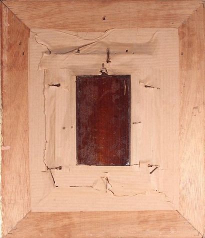 null ÉCOLE XIXème 
Maternité
Huile sur panneau
21 x 16,5 cm
Dans un cadre en bois...