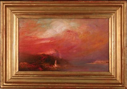 null Pierre-Amédée Marcel BÉRONNEAU (1869-1937)
Symbolist landscape, 1905.
Oil on...