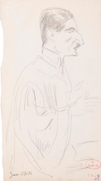 null Georges de SONNEVILLE (1889-1978)
Portraits (Bethmann, Soula, Jean Odin.).
Ensemble...