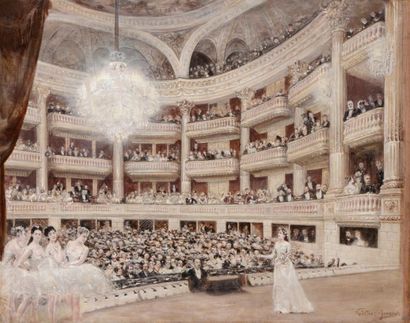 null Jean GINTRAC-JOUASSET (1846/7-1920)
Intérieur du Grand Théâtre de Bordeaux,...