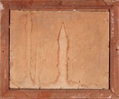 null J. VAUTRIER (XIX-XXth century)
Chemin forestier.
Oil on panel, signed lower...