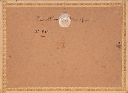 null Raoul DOSQUE (1860-1937)
Soir d'hiver à Blanquefort.
Huile sur carton signée...