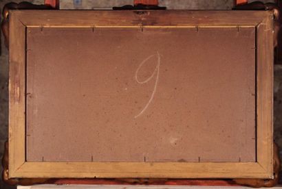 null Raoul DOSQUE (1860-1937)
L'étang.
Huile sur carton signée en bas à droite.
32...