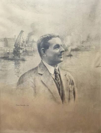 null Pierre-Louis CAZAUBON (1873-1950)
Monsieur François Levêque, directeur du port...