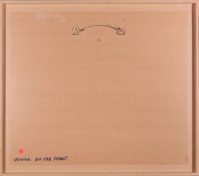 null Jean HUGON (1919-1990)
Voiliers du Cap Ferret.
Technique mixte sur papier signée...