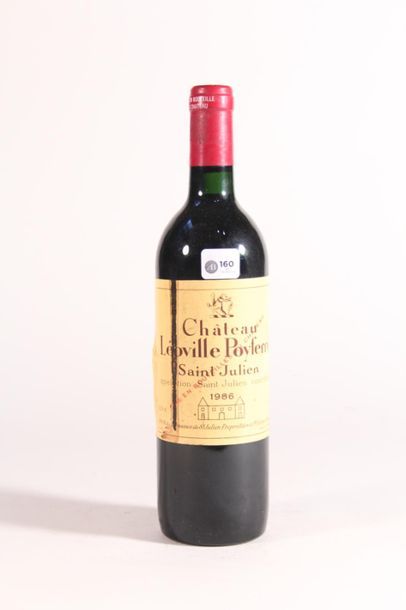 null 1986 - Château Léoville Poyferré 2ème Grand cru rouge Saint-Julien - 1 blle