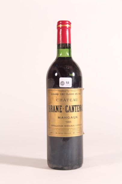 null 1983 - Château Brane Cantenac rouge Margaux - 1 blle