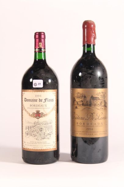 null 1994 - Château de Lavison rouge Bordeaux - 1 Mag 
1994 - Domaine de Flous rouge...