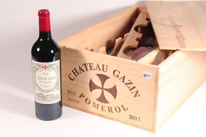 null 8 bouteilles Château Gazin Pomerol 2013