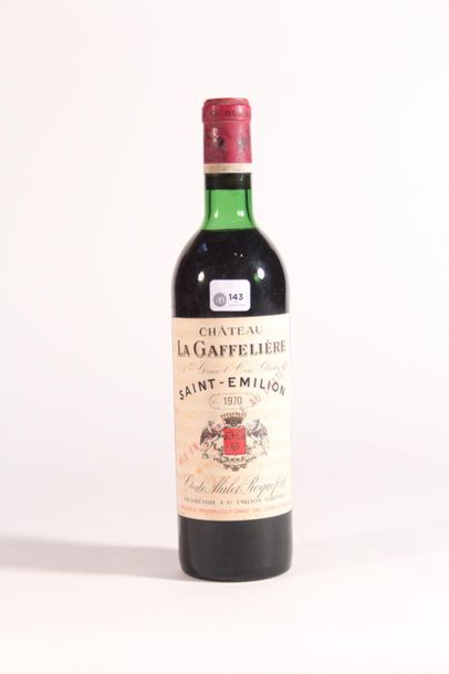 null 1970 - Château La Gaffelière 1er Grand cru rouge Saint-Emilion - 1 blle