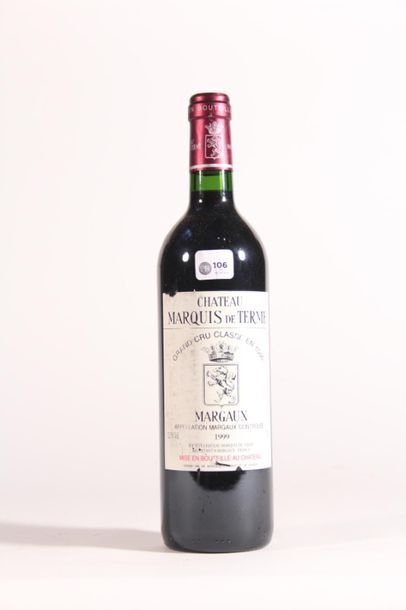 null 1999 - Château Marquis de Terme 4ème Grand cru rouge Margaux - 1 blle