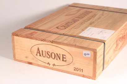null 6 bouteilles Château Ausone 2011 (1 caisse bois de 6 d'origine non ouverte)...