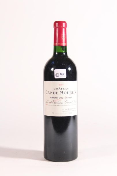 null 2001 - Château Cap de Mourlin Grand cru classé rouge Saint-Emilion - 1 blle