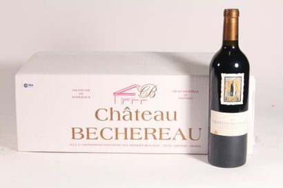 null 60 bouteilles Château Bechereau 2012 (5 cartons de 12 bouteilles) 