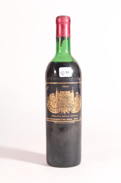 null 1970 - Château Palmer rouge Margaux - 1 blle bas-épaule