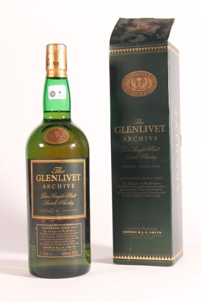 Glenlivet Archives pure single malt 12 Whisky...