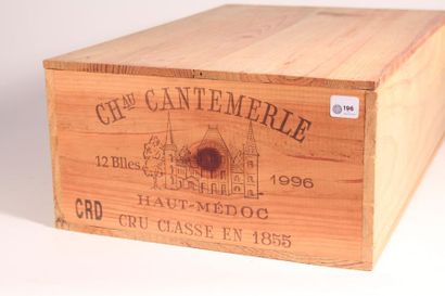 null 1996 - Château Cantemerle
Haut-Médoc - 12 blles - Caisse bois d'origine 
