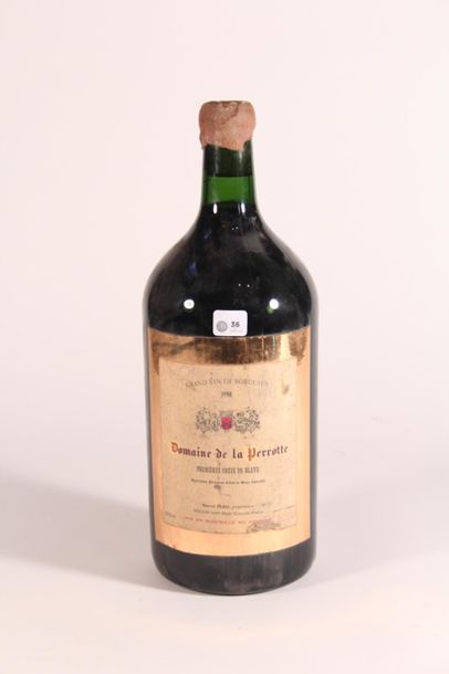 1990 - Domaine de La Perotte rouge 1er Côtes...