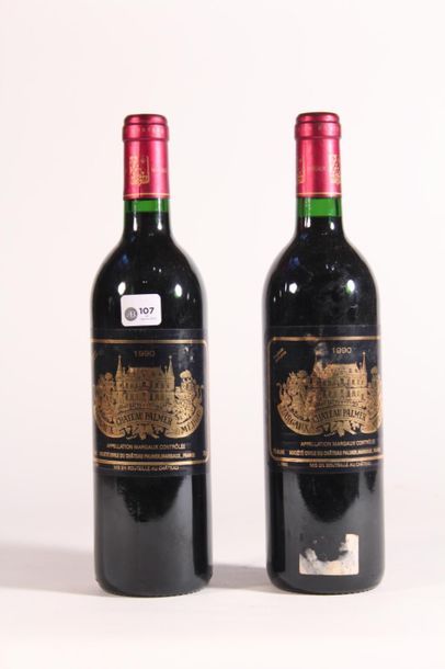 null 1990 - Chateau Palmer 3rd Grand cru red Margaux - 2 blles