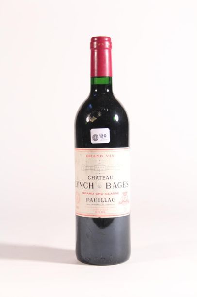 null 1990 - Château Lynch Bages 5ème Grand cru rouge Pauillac - 1 blle