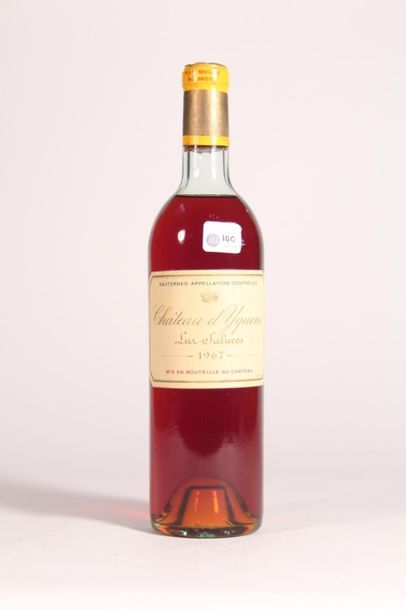 null 1967 - Château Yquem 
Sauternes - 1 blle
Very slightly low level