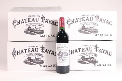 null 24 bouteilles Château Tayac 2008 (4 cartons de 6 bouteilles non ouverts) 