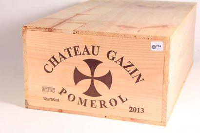null 12 bouteilles Château Gazin 2013 