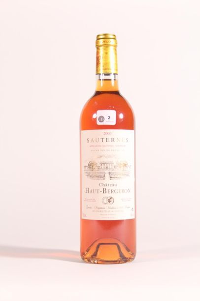 null 2003 - Château Haut-Bergeron blanc Sauternes - 1 blle