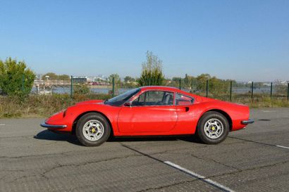 null Une Berlinette 2 places de marque Ferrari type Dino 246 du 10/07/1974 de couleur...