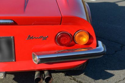 null Une Berlinette 2 places de marque Ferrari type Dino 246 du 10/07/1974 de couleur...