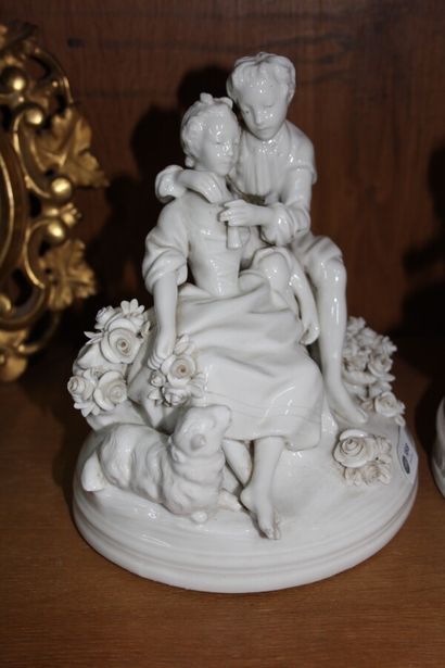 null CAPO DI MONTE

Porcelain group from BOUCHER 

Chivalrous scene

nineteenth century

Height:...
