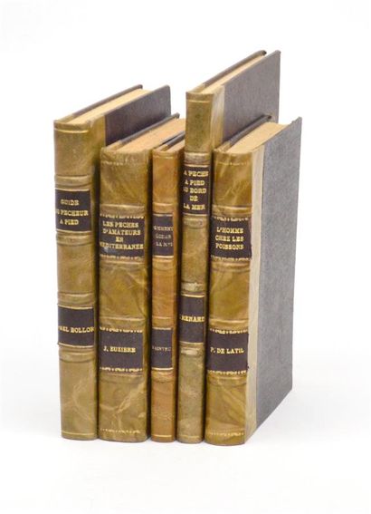 null FISHING - SEA

5 volumes in uniform binding 1/2 marbled basane: - BOLLORÉ: Guide...