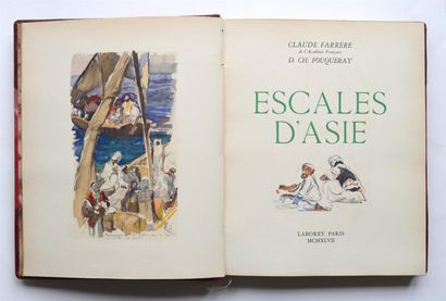 null FARRÈRE (Claude) - FOUQUERAY (Charles)

Escales d'Asies. Paris, Laborey, 1947.

In-4,...