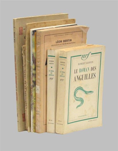 null FISHING - CREWS and ANGULES

9 bound volumes: BREL: L'Ecrevisse 1950 - PRUNIER:...