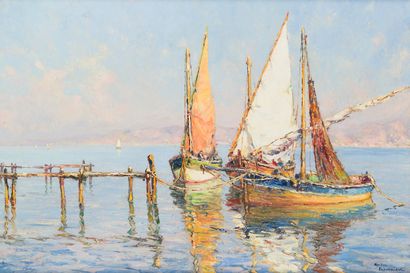 André BERONNEAU (1886-1973)

Barques à l'Estacade...