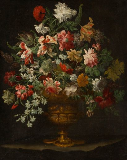 null IN THE TASTE OF Mario dei FIORI

(Mario NUZZI)

Still life with flowers.

Canvas.

In...