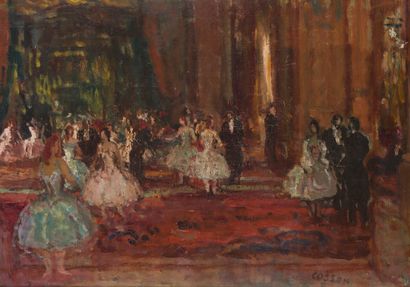 null Marcel COSSON (1878-1956)

Dancers and subscribers.

Oil on canvas, signed lower...