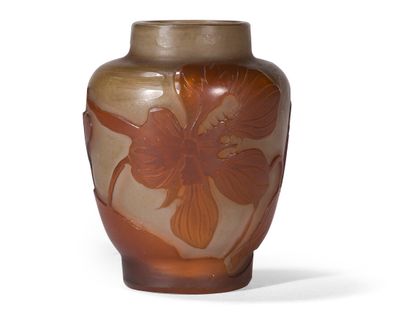 null GALLÉ ESTABLISHMENTS (1904-1936)

Nasturtiums. 

Baluster vase; on heel and...