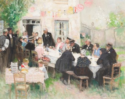 null Jules-René HERVE (1887-1981)

Banquet.

Oil on canvas, signed lower right.

65...
