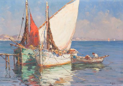 André BERONNEAU (1886-1973)

Barques de pêche...